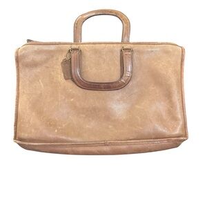 Coach 936-3626 Large Tan Leather Satchel